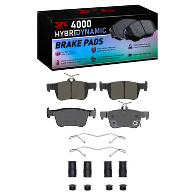 DFC 16-21 Honda Civic Front & Rear Geospec Rotors w/4000 HybriDynamic Brake Pads w/Hardware