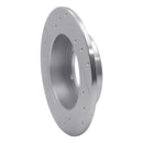 R1 90-94 Eagle TALON Rear Right Drilled & Slotted Silver Brake Rotor