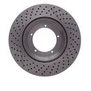 DFC 82-89 Porsche 911 Right Front Drilled Brake Rotor