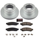 Power Stop 2011 Ford F-350 Super Duty Front & Rear Z2017 Coated Brake Kit