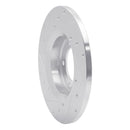 R1 75-83 Toyota Pickup Front Right Drilled & Slotted Silver Brake Rotor