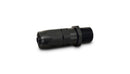Vibrant -6AN Male NPT Straight Hose End Fitting - 3/8 NPT