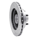 R1 1983-1997 Ford Ranger (USA/Canada) Front Left Drilled & Slotted Silver Brake Rotor