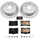 Power Stop 10-15 Lexus RX350 Front & Rear Z17 Evolution Geomet Coated Brake Kit
