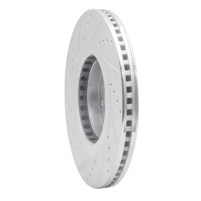R1 16-25 Mazda CX-9 Front Drill & Slot Silver Rotors