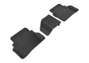 3D MAXpider 2017-2019 Mercedes-Benz E-Class Sedan W213 Kagu 1st & 2nd Row Floormats - Black