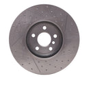 DFC 15-19 Mini Cooper Countryman Front Brake Rotor - Dimpled and Slotted