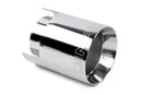 Dinan Double-Walled 4.5in Clamp-On Exhaust Tip - Polished - 4.5in Outlet / 3.25in Inlet