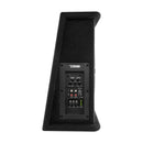 DS18 Single 10in Shallow Subwoofer and Enclosure 350 Watts RMS Amplified Sealed Black Carpet