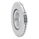 R1 06-13 Audi S3 Front Drilled & Slotted Silver Brake Rotor Set