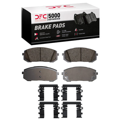 DFC 21-25 Hyundai Sonata Front Geospec Rotors with 5000 Advanced Brake Pads w/Hardware
