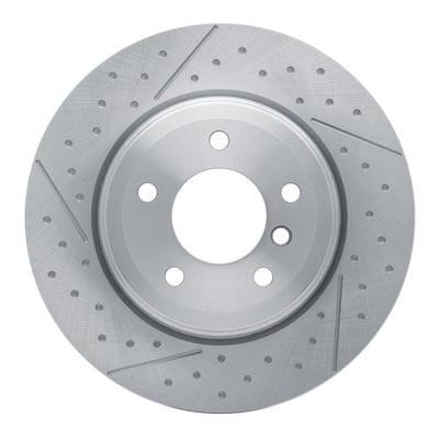 DFC 06-13 BMW 328i Rear Brake Rotor - Dimpled and Slotted