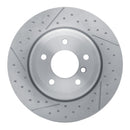 DFC 06-13 BMW 328i Rear Brake Rotor - Dimpled and Slotted