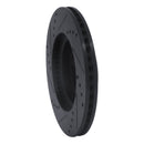R1 06-19 Scion IQ Front Right Drilled & Slotted Black Brake Rotor