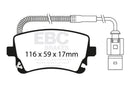 EBC S1 Brake Pad and Rotor Kit