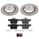 Power Stop 2019 Audi A3 Quattro Front and Rear Semi-Coated Rotor Kit