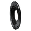 R1 99-04 Chevrolet Tracker Front Right Drilled & Slotted Black Brake Rotor