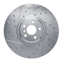 R1 17-25 BMW 840i Gran Coupe Front Drilled & Slotted Silver Brake Rotor Set