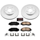 Power Stop 98-02 Honda Accord Front & Rear Z17 Evolution Geomet Coated Brake Kit