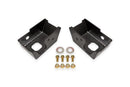 BMR 2021+ Ford Bronco (Exc. Bronco Sport) Rear Shock Mount Skid Plates - Black Hammertone