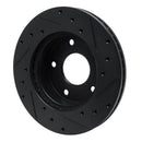 R1 82-88 Chevrolet Camaro Rear Left Drilled & Slotted Black Brake Rotor