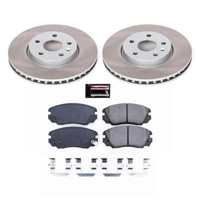 Power Stop 10-17 Chevrolet Equinox Front and Rear Semi-Coated Rotor Kit