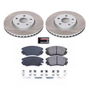 Power Stop 10-17 Chevrolet Equinox Front and Rear Semi-Coated Rotor Kit