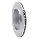 R1 89-95 Chrysler Daytona Rear Drilled & Slotted Silver Brake Rotor Set