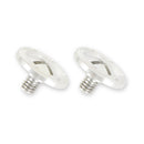 RaceQuip Silver Hardware Pivot Kit for Face Shield Fits PRO & VESTA Model Helmets