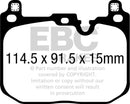 EBC S13 Brake Pad and Rotor Kit