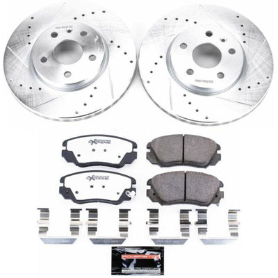 Power Stop 10-11 Saab 9-5 Front Z26 Street Kit w/Cals