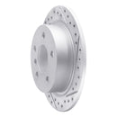 R1 14-24 Mini Cooper (Excl Clubman Rear Right Drilled & Slotted Geo-Carbon Rotor
