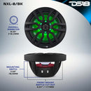 DS18 2018-23 Jeep JL/JLU/JT  1 JL-SBAR/RD.HT/2 NXL-8/BK/1 LC-RGB/1 AMPKIT4/1 G1800.4D
