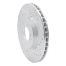R1 00-09 Honda S2000 Front Drilled & Slotted Silver Brake Rotor Set