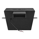 DS18 Polaris RZR 10in Subwoofer Enclosure w/EXL-X10.2D Subwoofer- Black Finish- Acrylic Window- LED