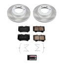 Power Stop 01-02 Toyota Sequoia Front and Rear Semi-Coated Rotor Kit