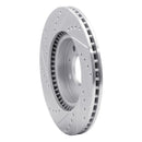 R1 12-23 Hyundai ACCENT Front Right Drilled & Slotted Silver Brake Rotor