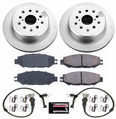 Power Stop 95-00 Lexus LS400 Front & Rear Z17 Evolution Geomet Coated Brake Kit