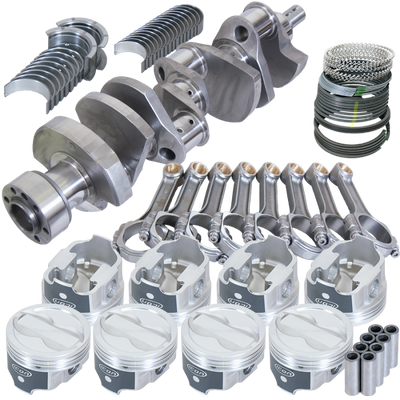 Eagle Chevy LT1350 1Pc 3.750in Crank 5.700in I-Beam Rods -18cc 4.060in Pistons Rotating Assembly