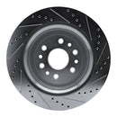 R1 21-25 Jeep Grand Wagoneer Front & Rear Drilled & Slotted Silver Brake Rotor Set