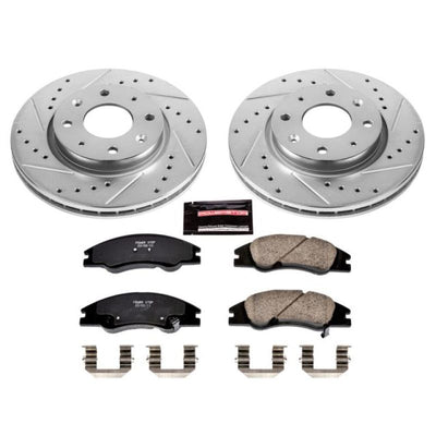 Power Stop 04-09 Kia Spectra Front & Rear Z23 Evolution Sport Brake Kit