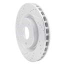 R1 05-13 Cadillac XLR Front & Rear Drilled & Slotted Silver Brake Rotor Set