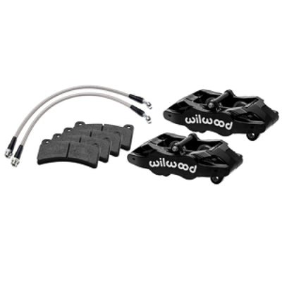 Wilwood 05-13 Corvette C6 Base Models DPC56 Rear Caliper Kit - Black