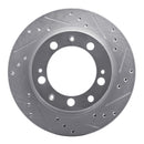 R1 87-89 Porsche 944 Front & Rear Drilled & Slotted Silver Brake Rotor Set