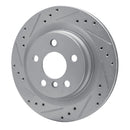 R1 16-24 BMW 228i xDrive Gran Coupe Front & Rear Drilled & Slotted Silver Brake Rotor Set
