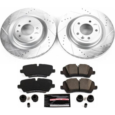 Power Stop 2017 Land Rover Discovery Front & Rear Z23 Evolution Sport Brake Kit