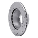 R1 87-89 Porsche 944 Front & Rear Drilled & Slotted Silver Brake Rotor Set