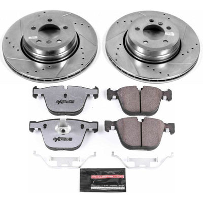 Power Stop 06-08 BMW 750i Front & Rear Z26 Street Warrior Brake Kit