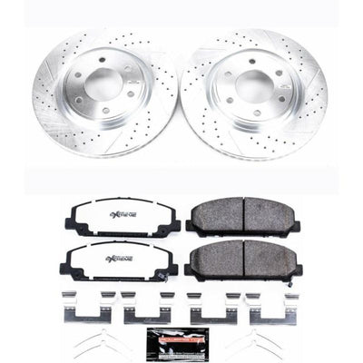 Power Stop 12-15 Nissan Armada Front and Rear Z36 Truck & Tow Kit w/Calipers