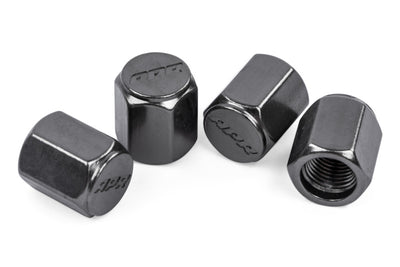APR Valve Stem Caps - Gunmetal - Set of 4